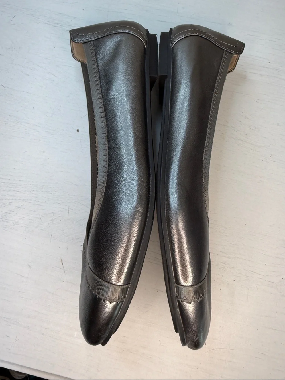 Vionic Spark Caroll Classic Ballet Flat Metallic Women’s Shoes Size 7